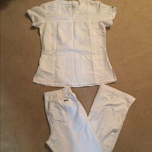 Greys Anatomy Scrub Scrubs Set Med Top Pants S